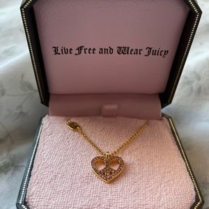 Juicy Couture Heart Peace Necklace